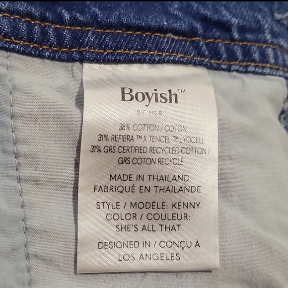 Boyish Slouchy Fit Denim Overalls - Picture 13 of 13